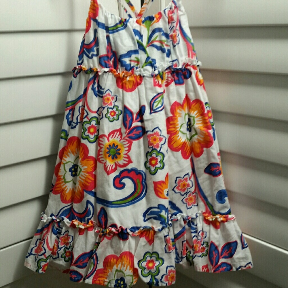 Old Navy girls 3T floral Criss-Cross summer dress